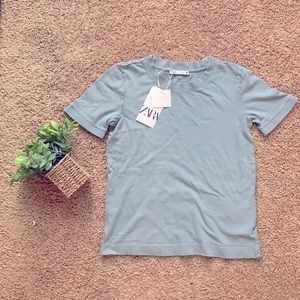 NWT Zara Short-Sleeve Trendy T-Shirt